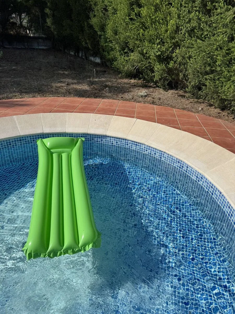Inflatable in kids pool